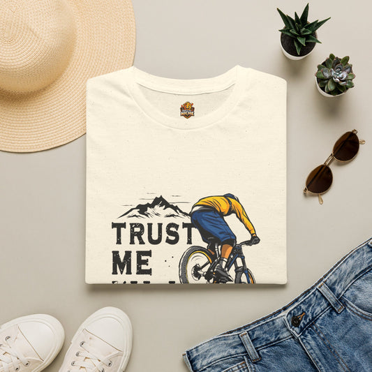 Cycling T-Shirt — “Trust Me I’m a Cycopath” Mountain Bike Tee
