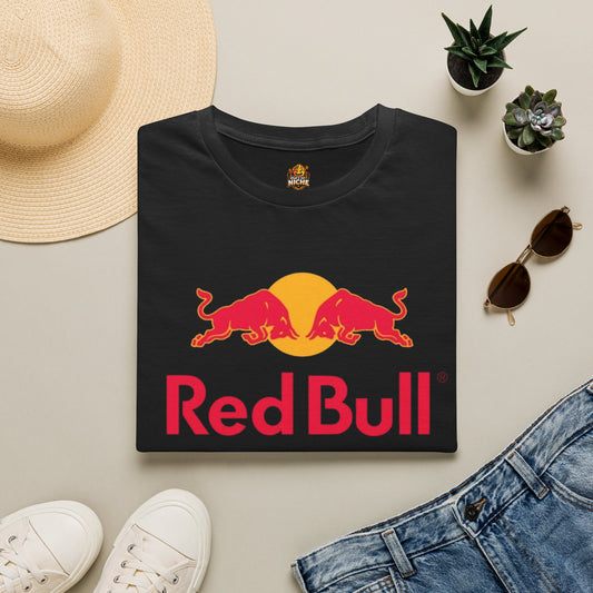 Red Bull Logo T-Shirt — Energy Drink Brand Graphic Tee