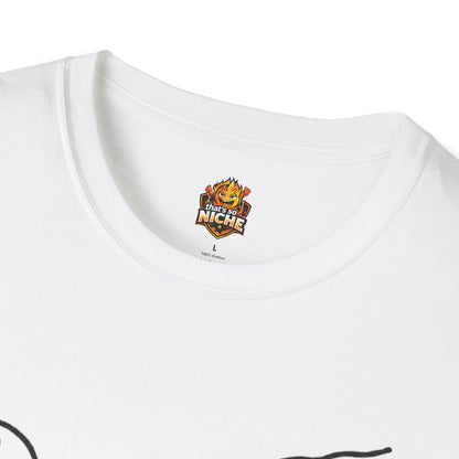 Dog Paw Fist Bump T-Shirt — Minimal Line Art Pet Lover Tee