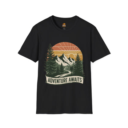 Adventure Awaits Mountain Tee