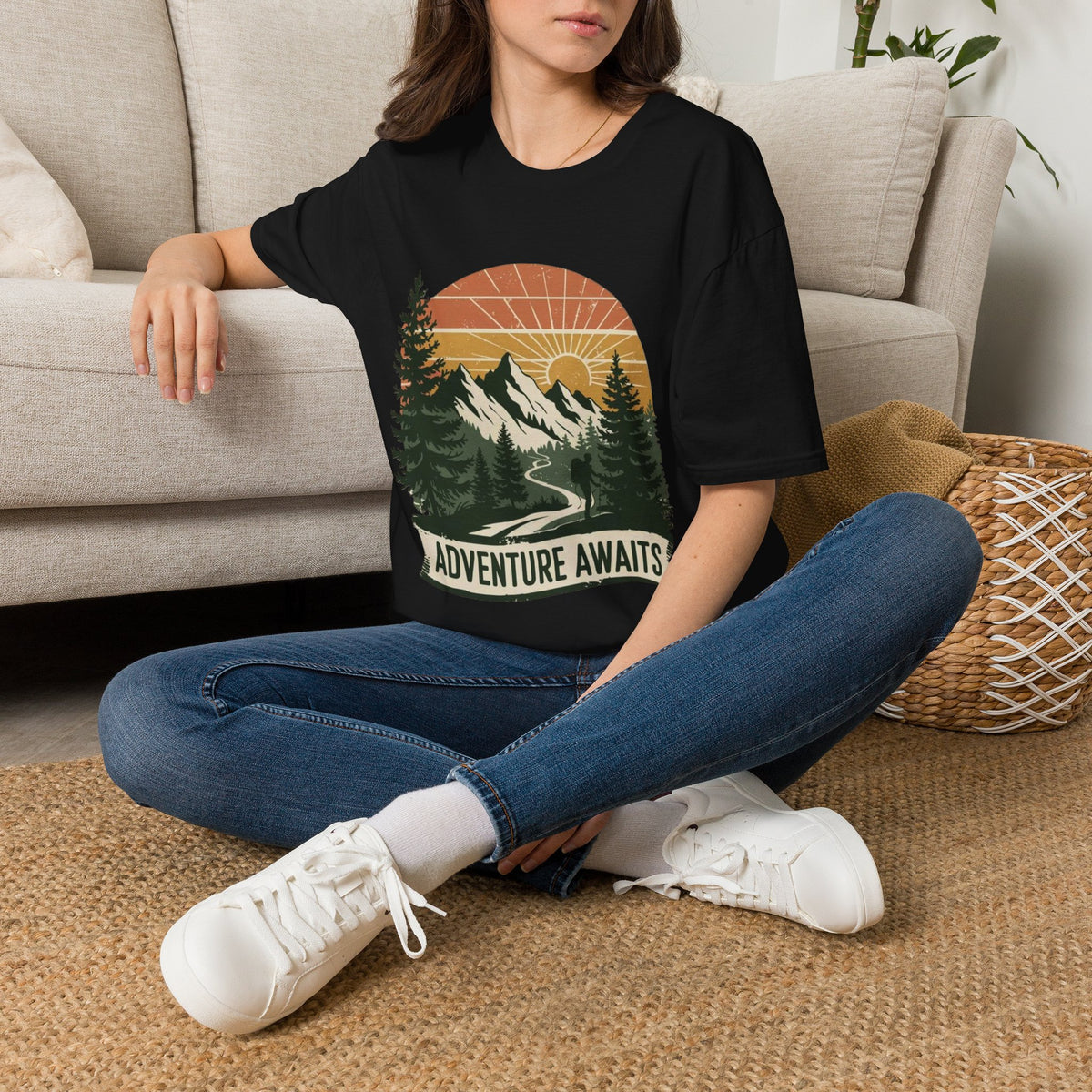 Adventure Awaits Mountain Tee
