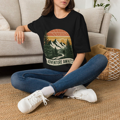 Adventure Awaits Mountain Tee
