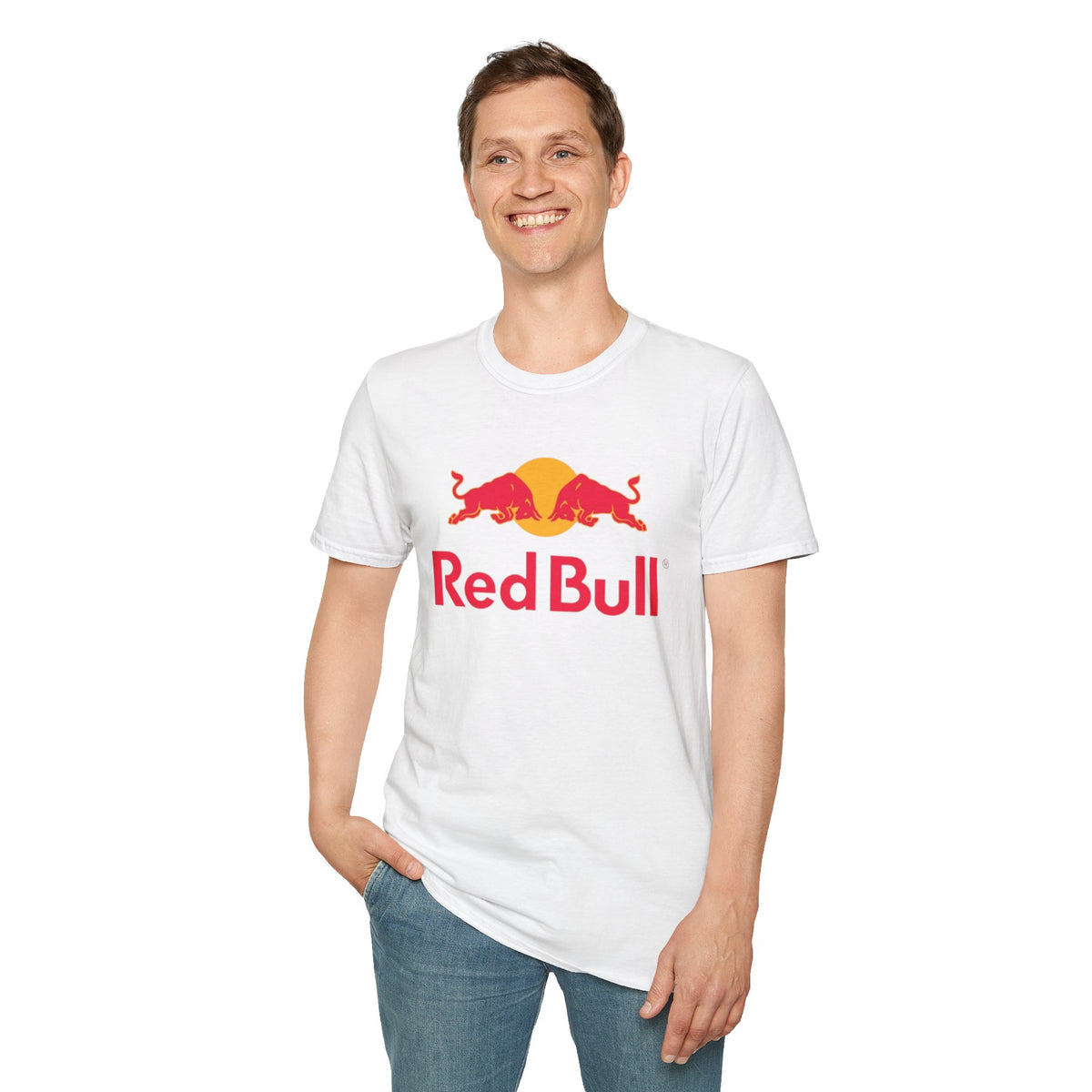 Red Bull Logo T-Shirt — Energy Drink Brand Graphic Tee