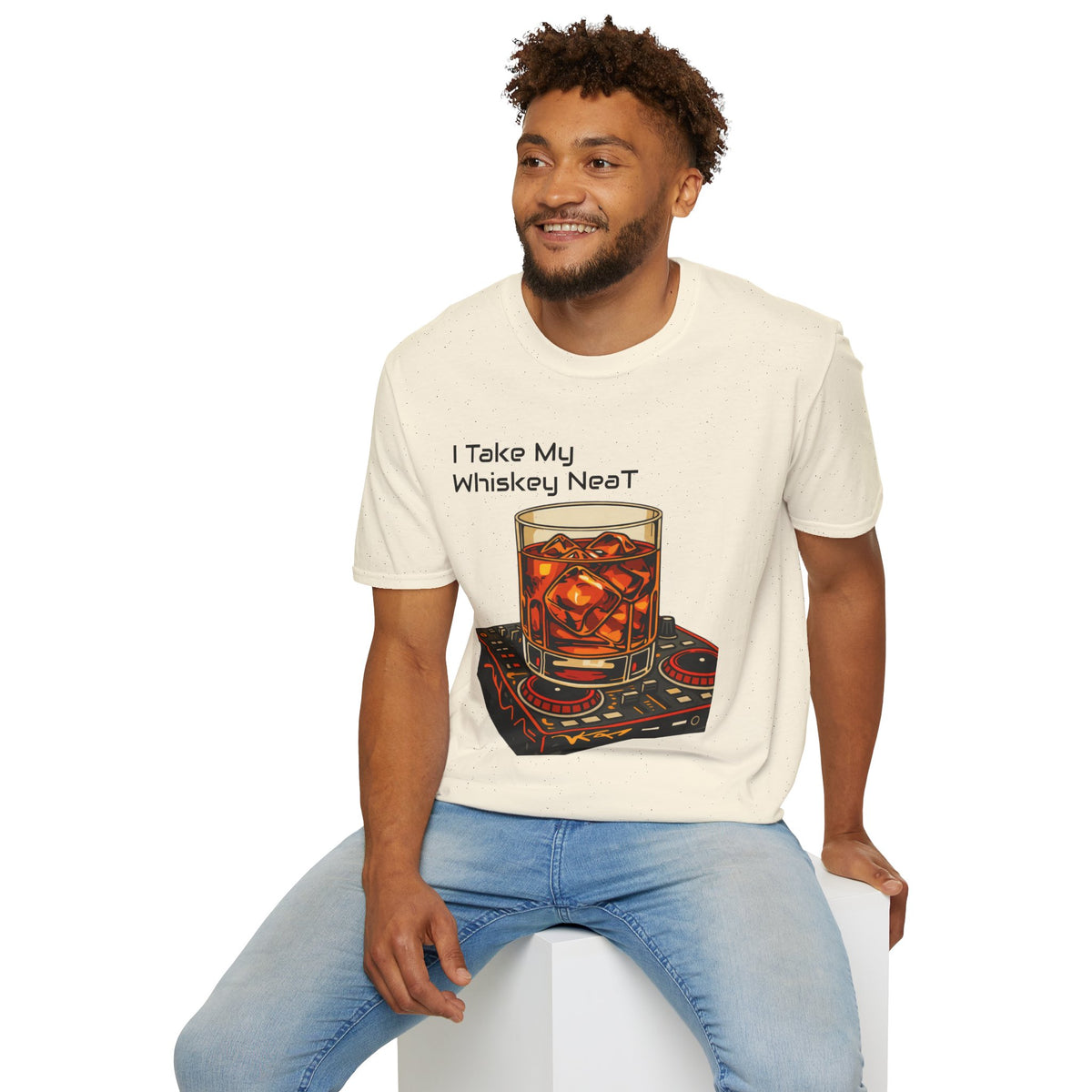 Whiskey Neat T-Shirt – I Take My Whiskey Neat Graphic Tee