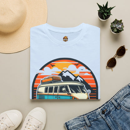 On The Road Again Vintage Van T-Shirt — Retro Camper Travel Tee
