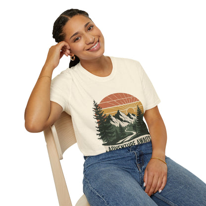 Adventure Awaits Mountain Tee