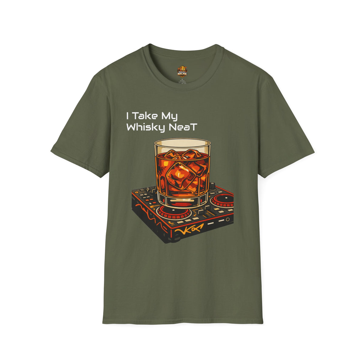 Whisky Neat T-Shirt — I Take My Whisky Neat Graphic Tee