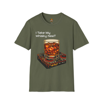 Whisky Neat T-Shirt — I Take My Whisky Neat Graphic Tee