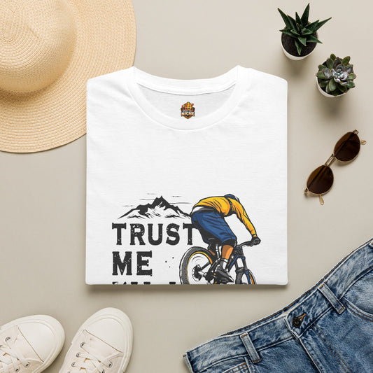 Cycling T-Shirt — “Trust Me I’m a Cycopath” Mountain Bike Tee