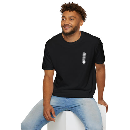 Coffee T-Shirt — "Ideas Come After Coffee" Minimal Pocket Graphic