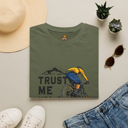 Cycling T-Shirt — “Trust Me I’m a Cycopath” Mountain Bike Tee