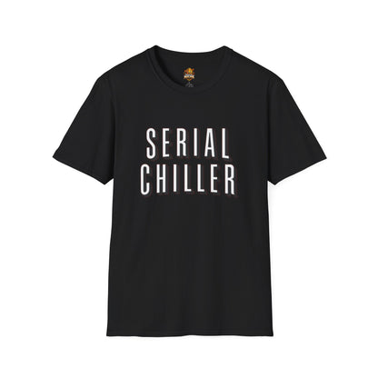 Serial Chiller T-Shirt — Relaxed Graphic Tee with Bold Retro Lettering