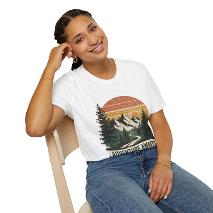 Adventure Awaits Mountain Tee