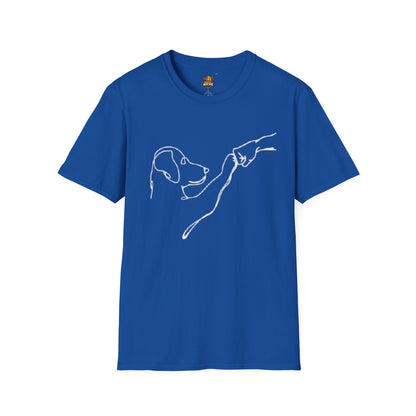 Dog Lover T-Shirt — "Peace • Love • Dogs" Minimal Line Art Tee
