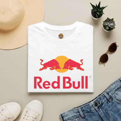 Red Bull Logo T-Shirt — Energy Drink Brand Graphic Tee