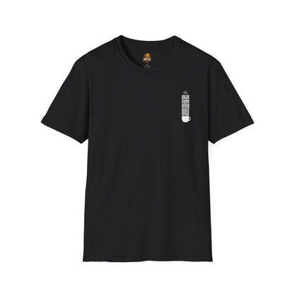 Coffee T-Shirt — "Ideas Come After Coffee" Minimal Pocket Graphic