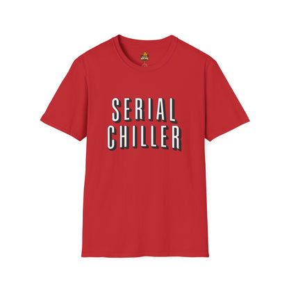 Serial Chiller T-Shirt — Relaxed Graphic Tee with Bold Retro Lettering