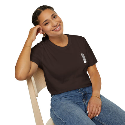 Coffee T-Shirt — "Ideas Come After Coffee" Minimal Pocket Graphic