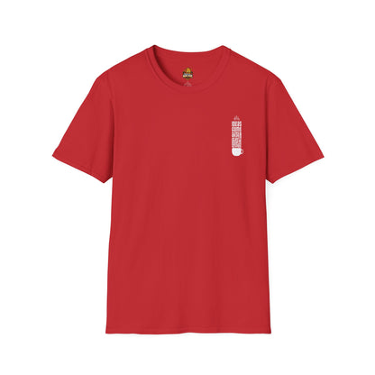 Coffee T-Shirt — "Ideas Come After Coffee" Minimal Pocket Graphic