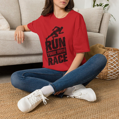 Run Your Own Race T-Shirt — Motivational Running Tee