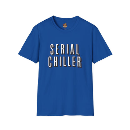 Serial Chiller T-Shirt — Relaxed Graphic Tee with Bold Retro Lettering