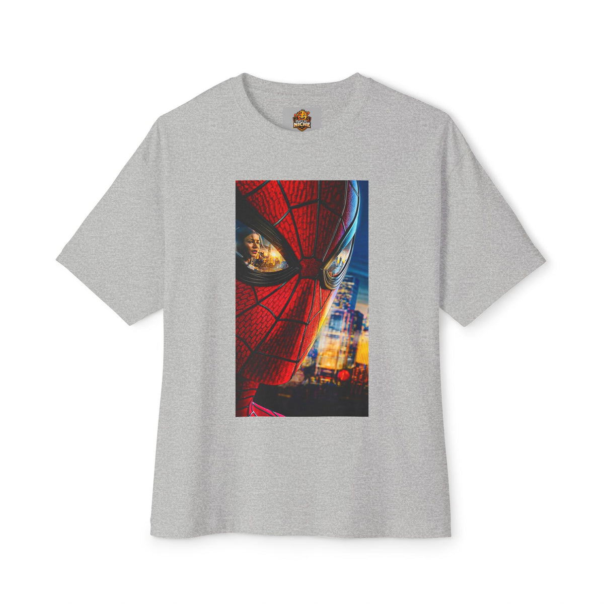 Unisex Oversized Boxy Spider Man Tee