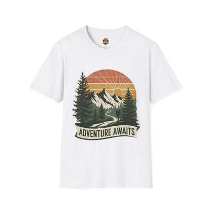 Adventure Awaits Mountain Tee
