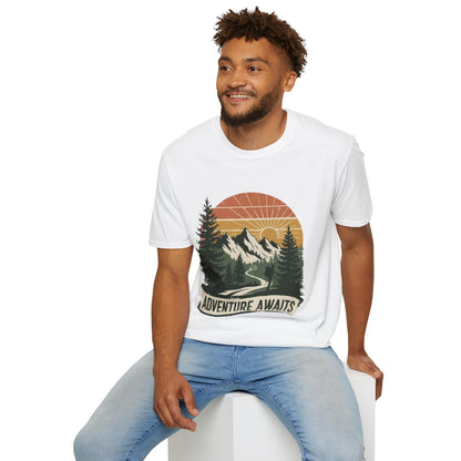 Adventure Awaits Mountain Tee